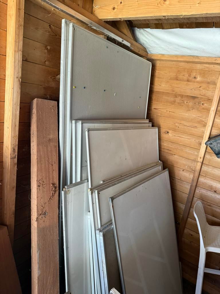Whiteboards en prikborden verschillende afmetingen, Ophalen, Whiteboard
