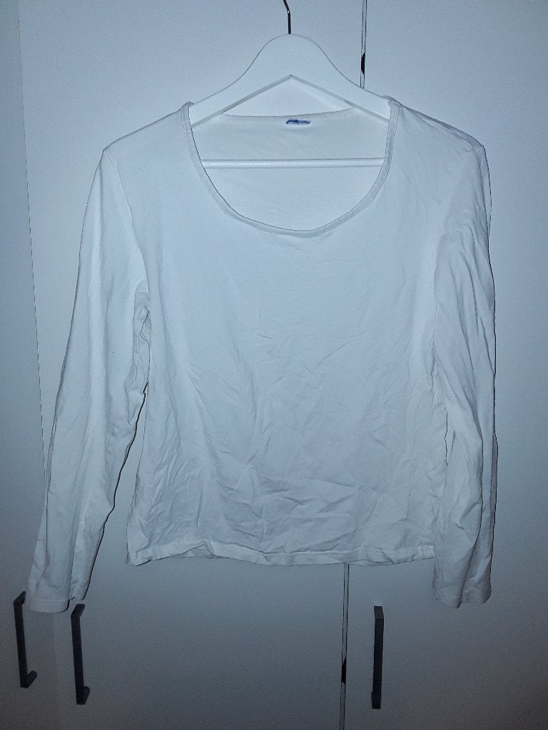 Blue Box Wit Shirt Met Lange Mouwen Maat XL, Blue Box, Wit, Maat 46/48 (XL) of groter, Ophalen of Verzenden