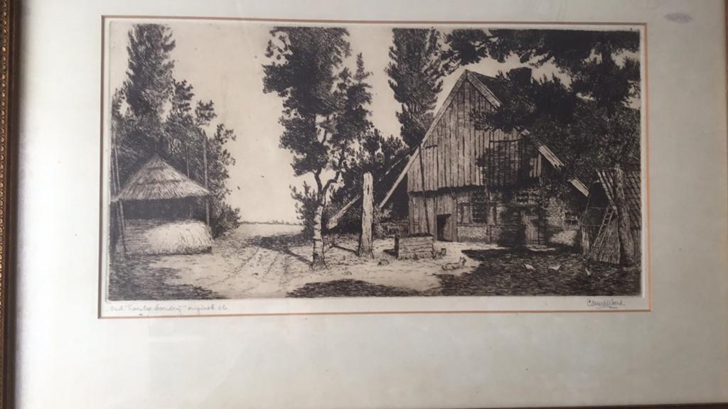 Originele ets, Antiek en Kunst, Kunst | Etsen en Gravures, Ophalen of Verzenden