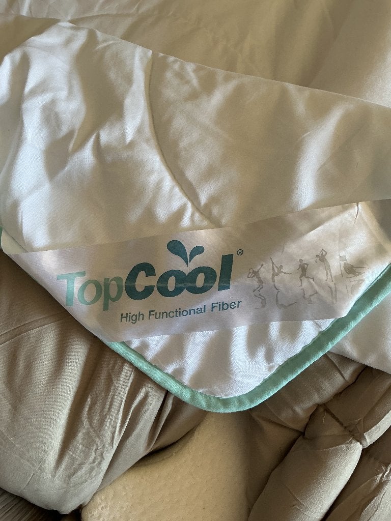 zomerdekbed Top Cool, Ophalen, Eenpersoons, Wit, Wasbaar