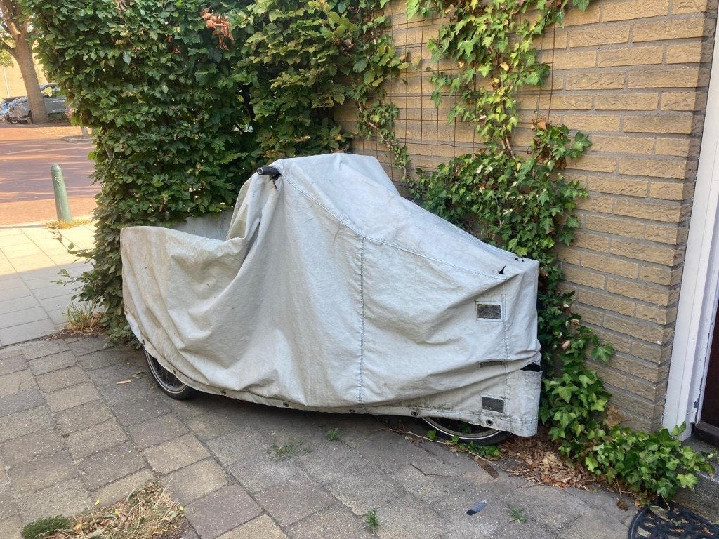 bakfiets, Gebruikt, Elektrisch, 2 kinderen, Schijfrem