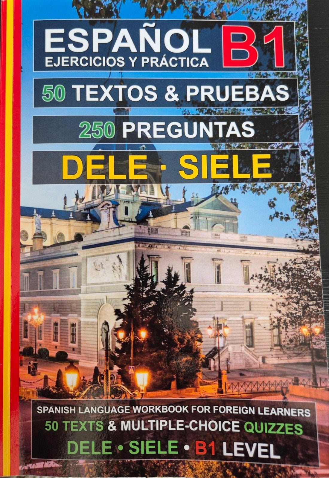 Spaans oefenboek DELE SIELE B1 - 50 teksten & 250 vragen, Boeken, Dr. Fabrizio Di Cillo, Zo goed als nieuw, Alpha, HBO