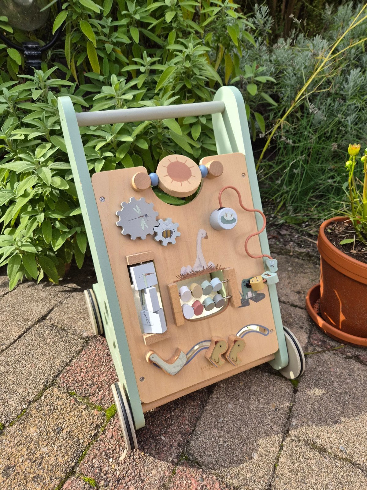 Little Dutch loopwagen met activiteitenbord - Zo goed als ni, Kinderen en Baby's, Ophalen, Zo goed als nieuw, Overige typen, Met wieltjes
