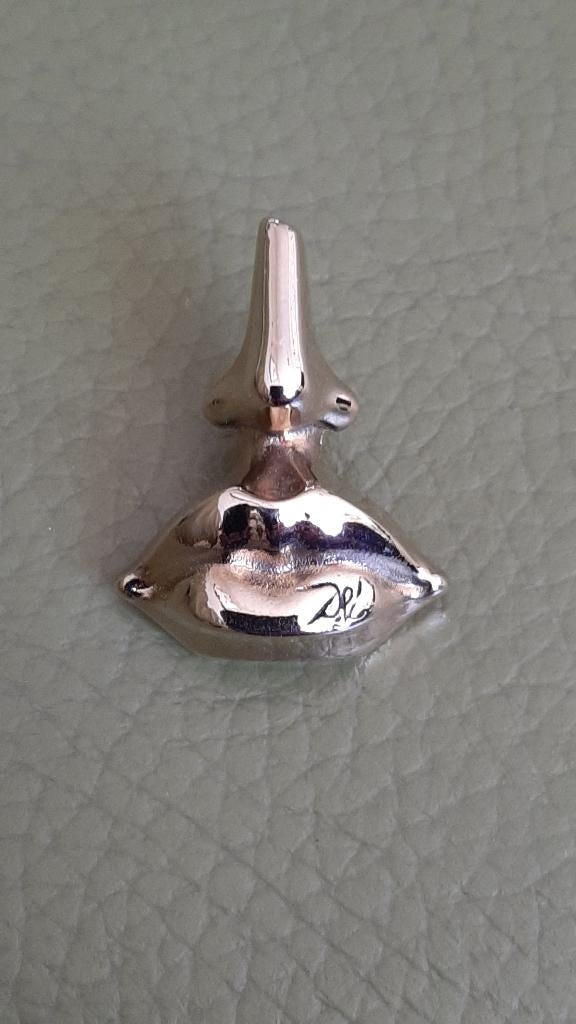 Vintage Salvador Dali broche, Sieraden, Tassen en Uiterlijk, Antieke sieraden, Ophalen of Verzenden, Overige materialen, Broche