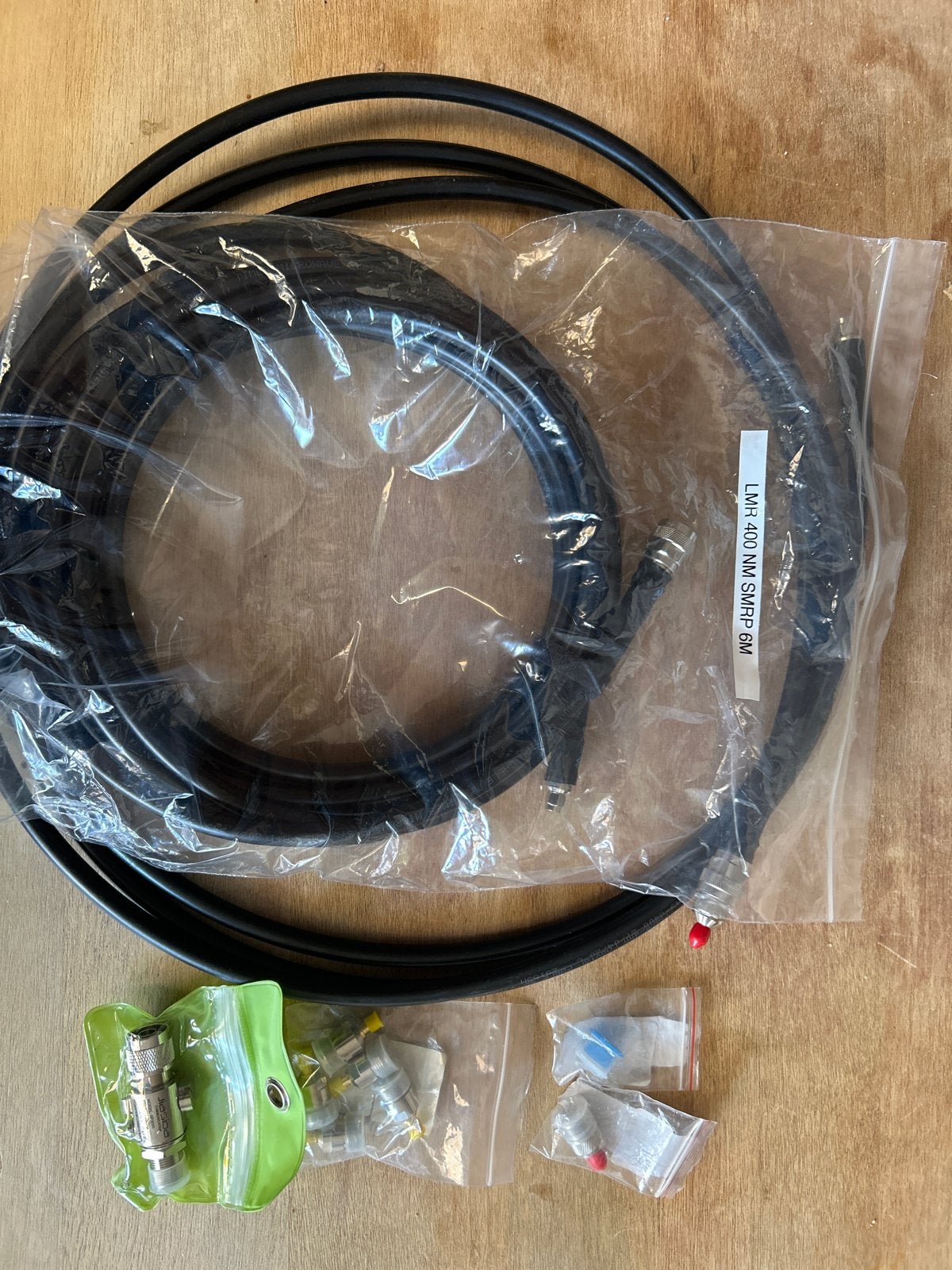 LMR 400 NM SMRP 6M kabel met diverse connectoren, Ophalen of Verzenden, Nieuw, 5 tot 10 meter, Coaxiale kabel