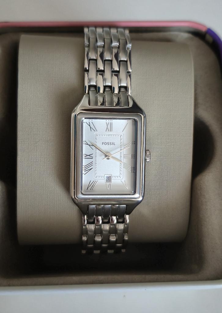 Fossil Raquel 23mm dameshorloge, Staal, Staal, Fossil, Polshorloge