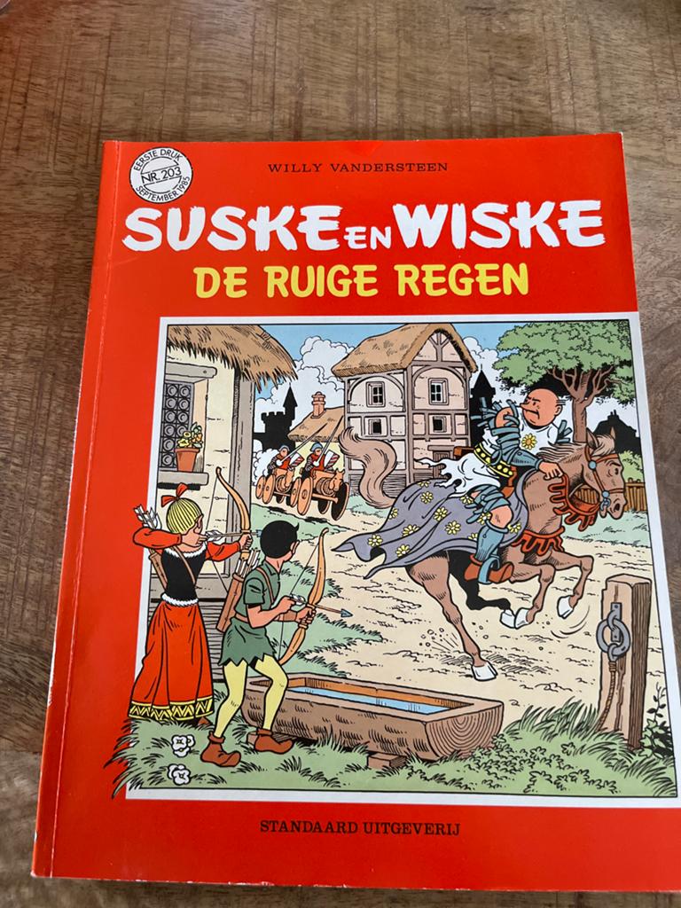 Suske en Wiske: De Ruige Regen (Eerste Druk 1985), Boeken, Eén stripboek, Ophalen of Verzenden, Gelezen