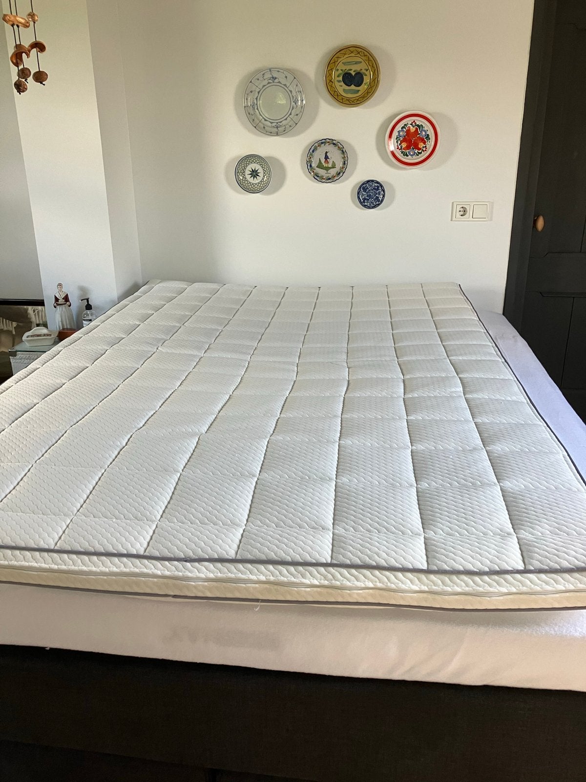 Topmatras Deluxe koudschuim 140x200 en ondermatras zgan, Ophalen, Tweepersoons, 140 cm, Zo goed als nieuw