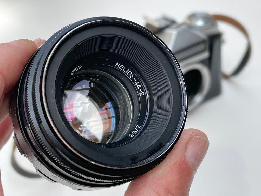 Een zeer vroege Helios-44-2 van Valdai (M42 mount) uit 1973, Ophalen of Verzenden, 1960 tot 1980