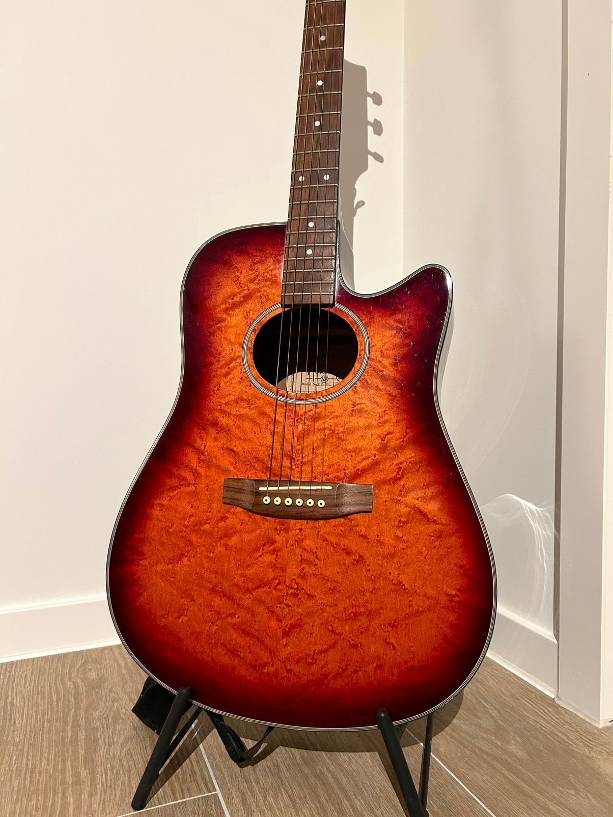 Alliance VP semi akoestische gitaar ‘90, Muziek en Instrumenten, Ophalen, Zo goed als nieuw, Western- of Steelstringgitaar