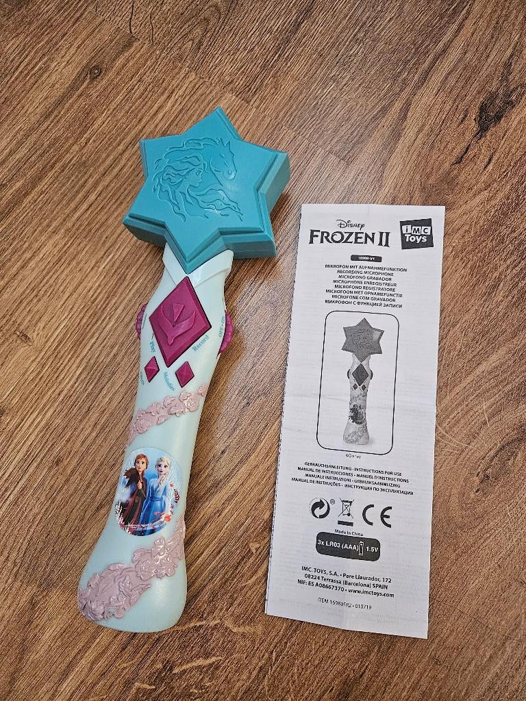 Frozen microfoon met opnamefunctie, Ophalen of Verzenden, Zo goed als nieuw, Jongen of Meisje