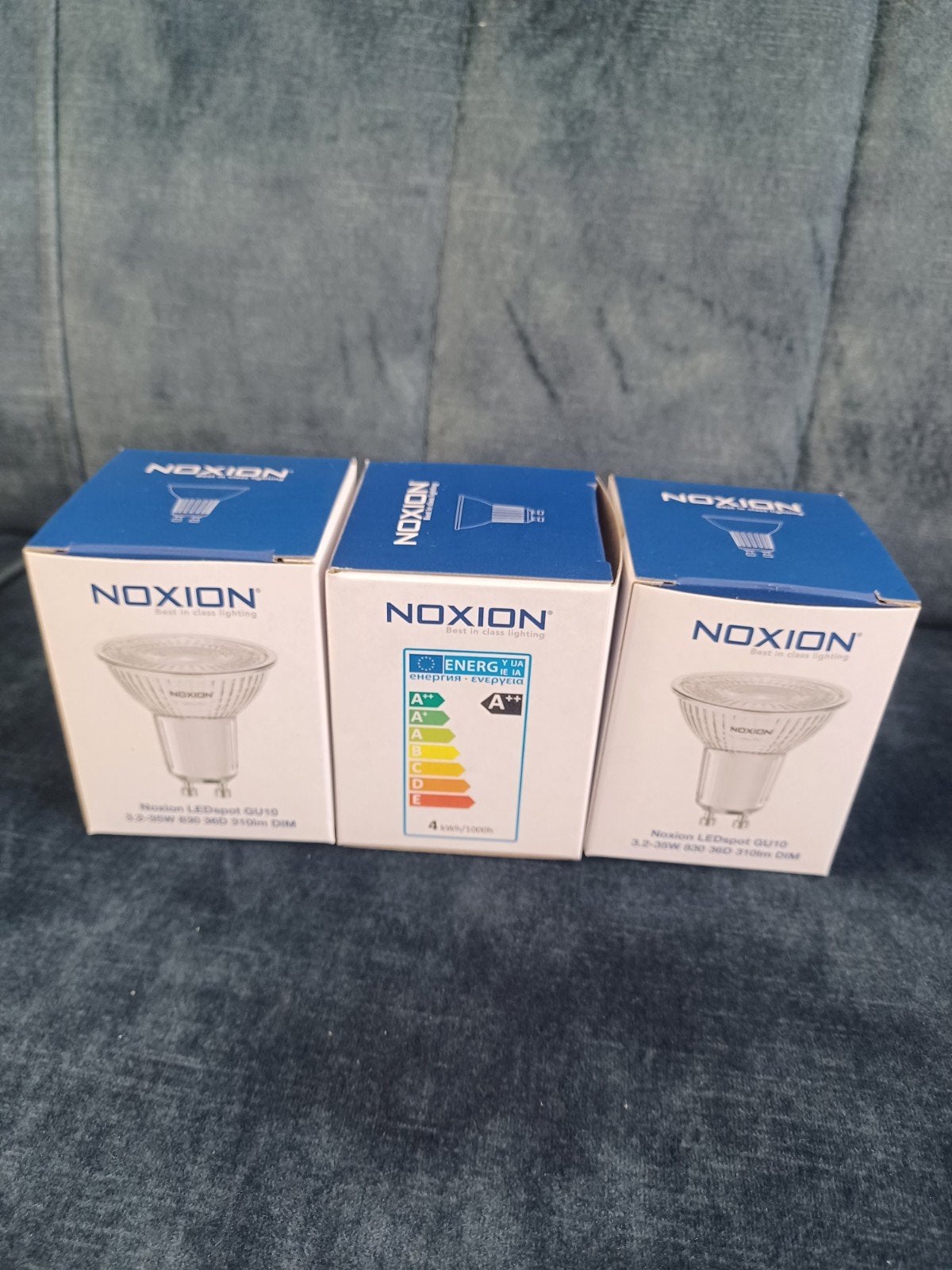 NIEUW NOXION LED LAMPEN  GU10 3 STUKS, Ophalen of Verzenden, Nieuw, Led-lamp