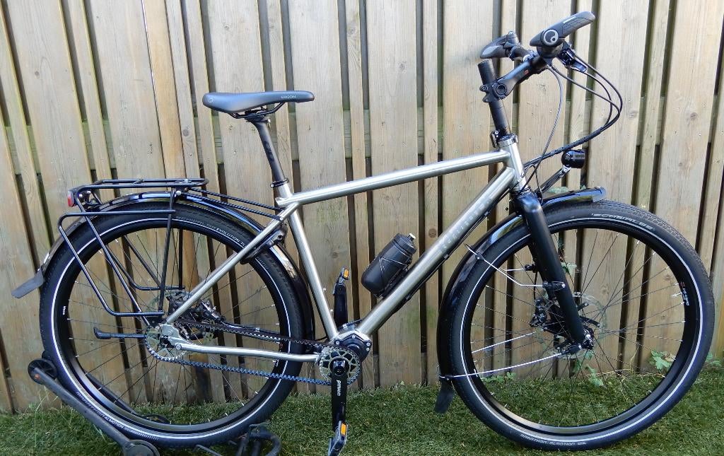 Idworx (M)OPinion Ti P1.18+XT Schijfremmen+Son Vakantiefiets, Ophalen, 28 inch, Zo goed als nieuw, Koga Miyata