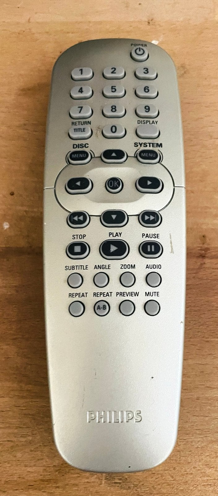 Philips Afstandsbediening, Ophalen of Verzenden, Gebruikt, Origineel, Dvd