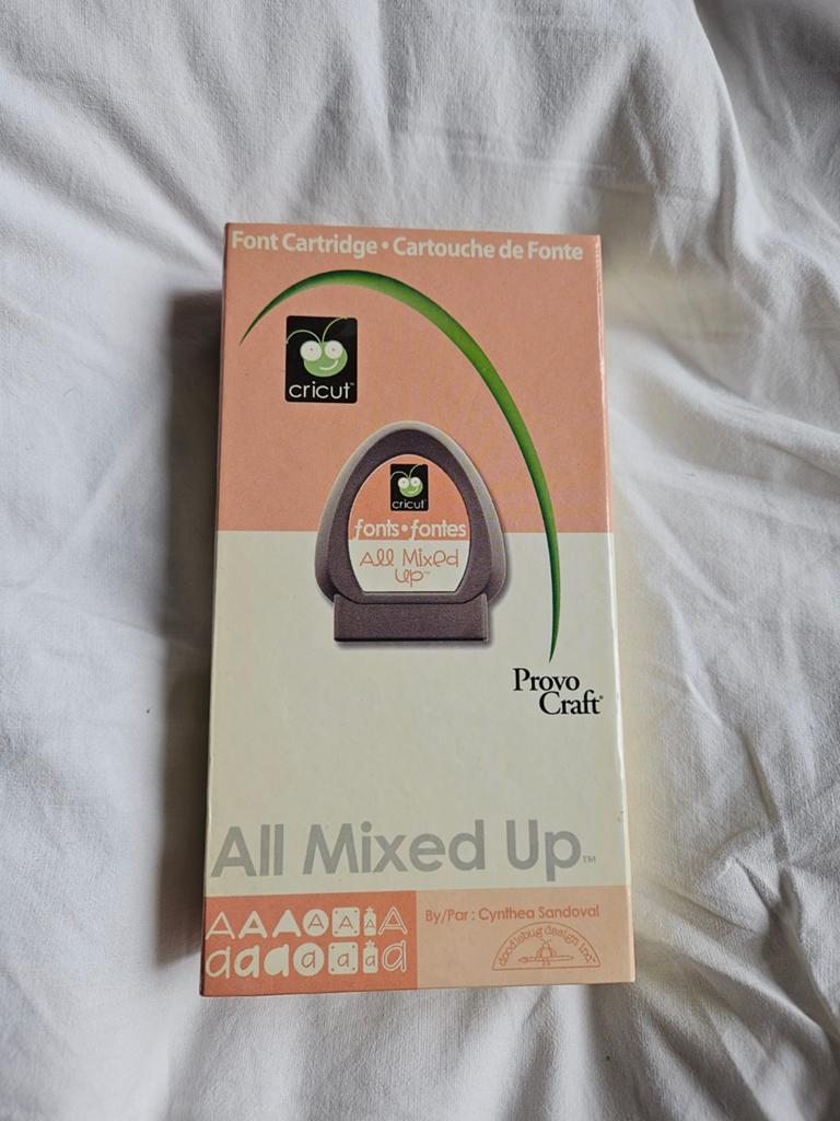 Cricut Font Cartridge All Mixed Up - Provo Craft, Ophalen, Gereedschap of Toebehoren