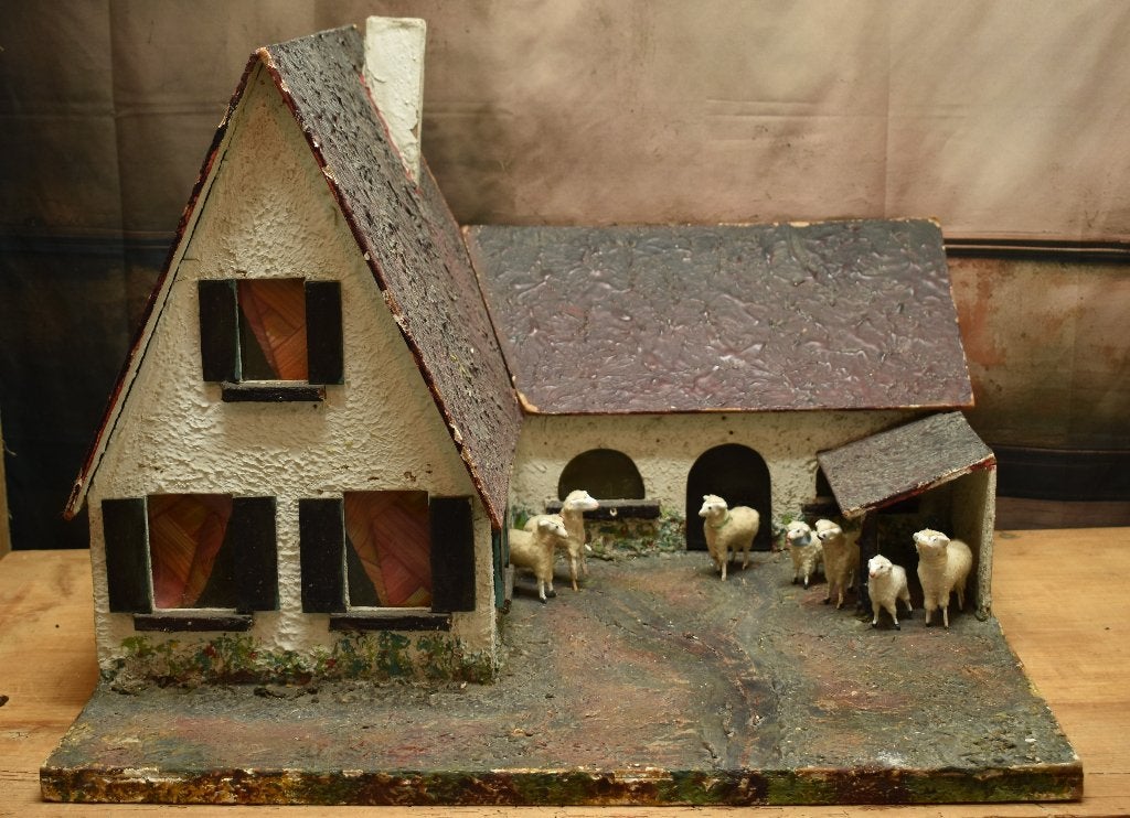 Oude Franse  Houten Boerderij. "Uit Aletta's Tijd", Ophalen of Verzenden
