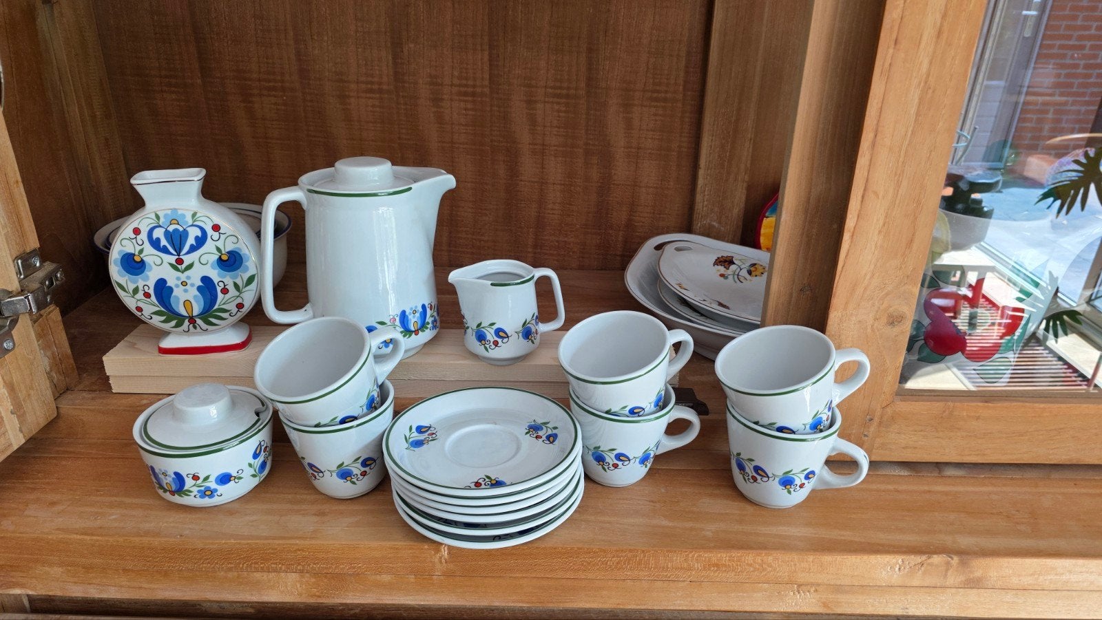 prachtig oud koffieservies '70/'80 Pools. Lubiana, Ophalen of Verzenden