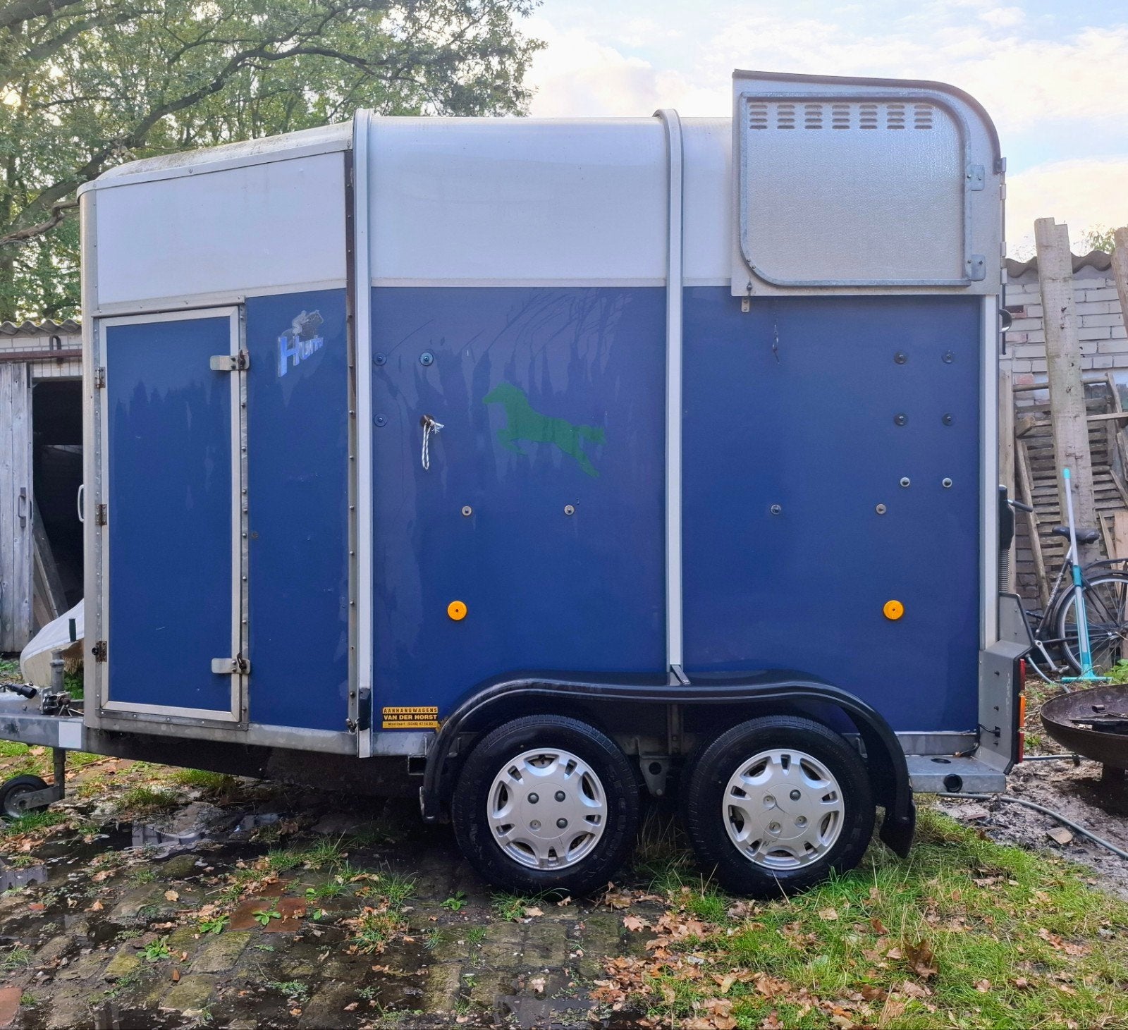 I for Williams 2 paards trailer.  aluminium bodem., Dieren en Toebehoren, Ophalen, Aluminium, 2-paards trailer