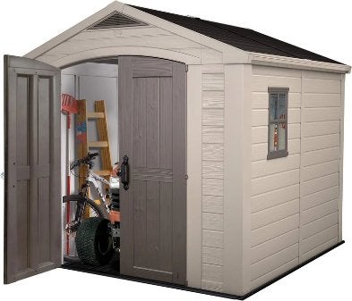 Keter Kunststof Tuinschuur maten 170/245, Ophalen, Gebruikt, Kunststof, Overige typen
