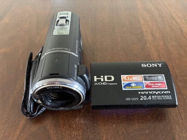 Sony Handycam HDR-CX570E  en Sony microfoon/, Ophalen, Gebruikt, Full HD, Overige soorten