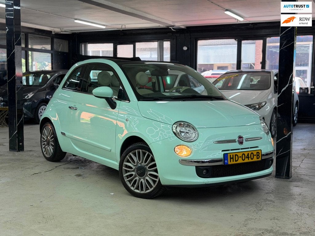 Fiat 500 C 0.9 TwinAir Turbo Lounge Automaat | Airco | cabri, Auto's, Fiat, Bedrijf, Te koop, 500C, ABS, Airbags, Airconditioning