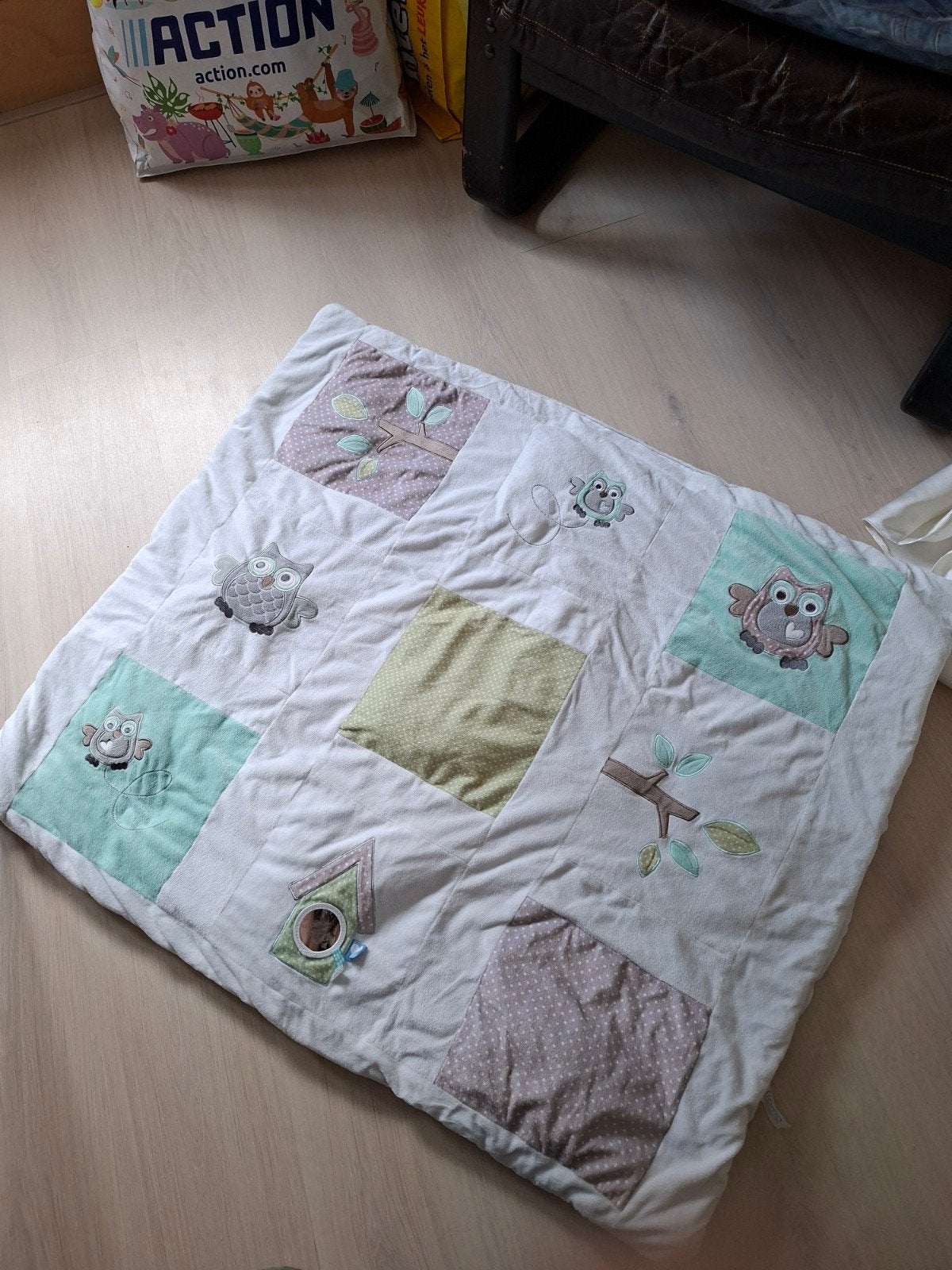 Tiamo Speelkleed Uil - Zacht en Interactief, Kinderen en Baby's, Ophalen of Verzenden, Gebruikt, Speelkleed