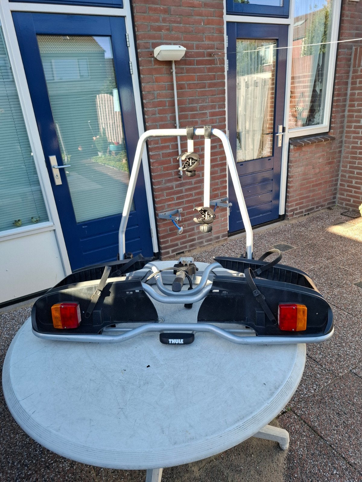 Thule Fietsendrager EP 916 - Max. 60 kg, Ophalen, Zo goed als nieuw, Brede banden, 2 fietsen