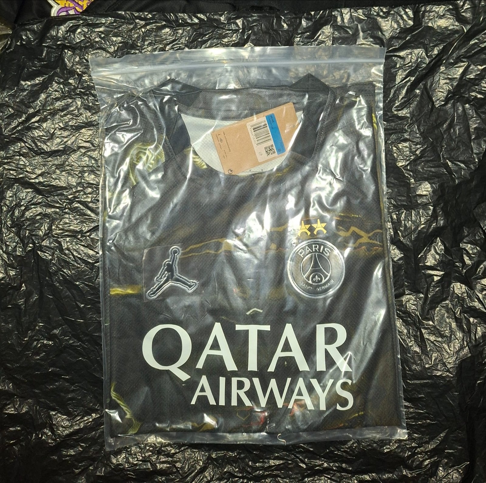 PSG x Jordan voetbalshirt - Zwart - Camo, Maat 38/40 (M), Zwart, Overige typen, Nieuw
