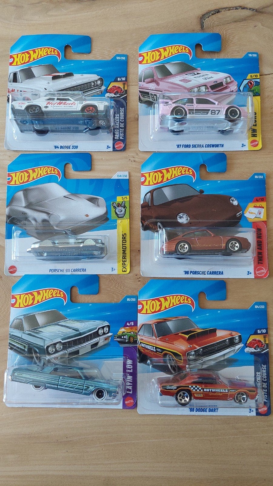 Hot Wheels Collectie: 6 Modellen (Nieuw in Verpakking, Verzenden, Nieuw