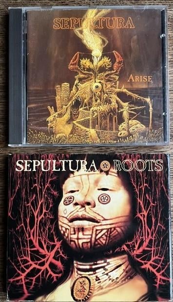 Sepultura, Roots en Arise, CD's, Ophalen of Verzenden, Gebruikt