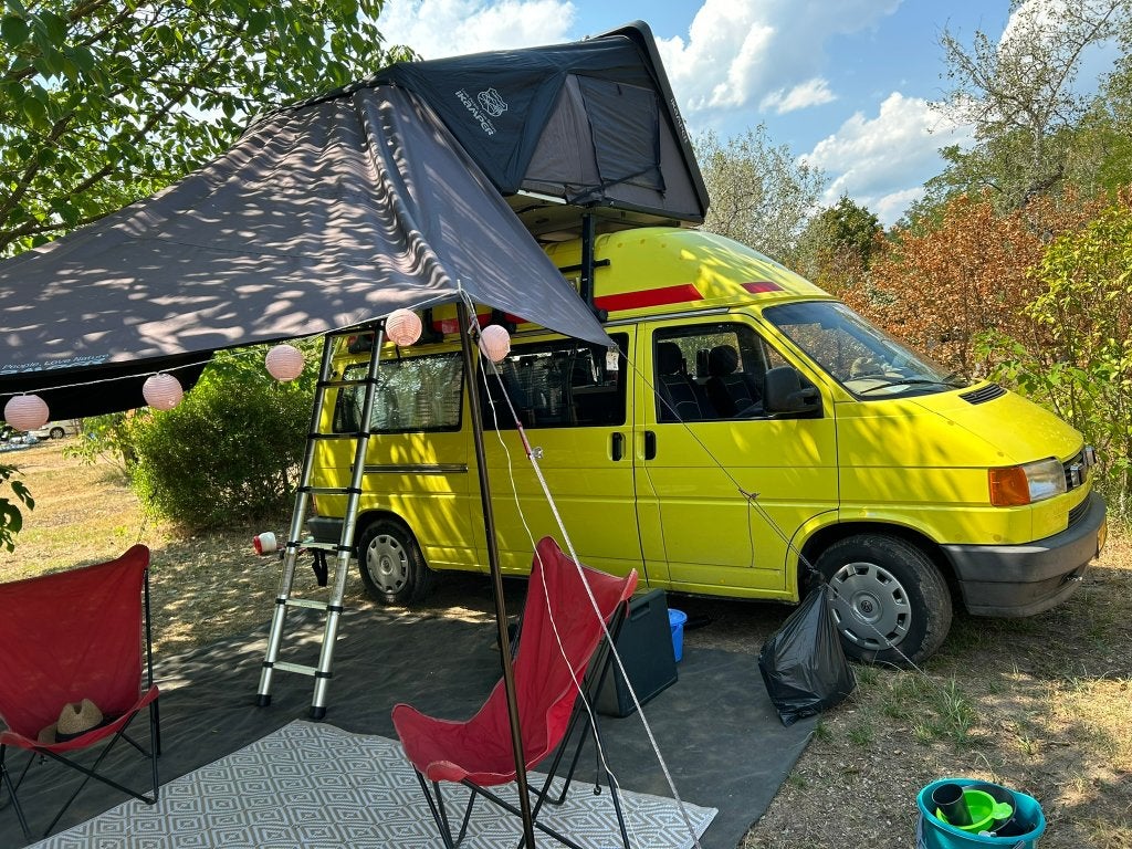 Volkswagen T4 Camper (avonturenvoertuig), Auto's, Stof, Overige carrosserieën, 700 kg, Diesel