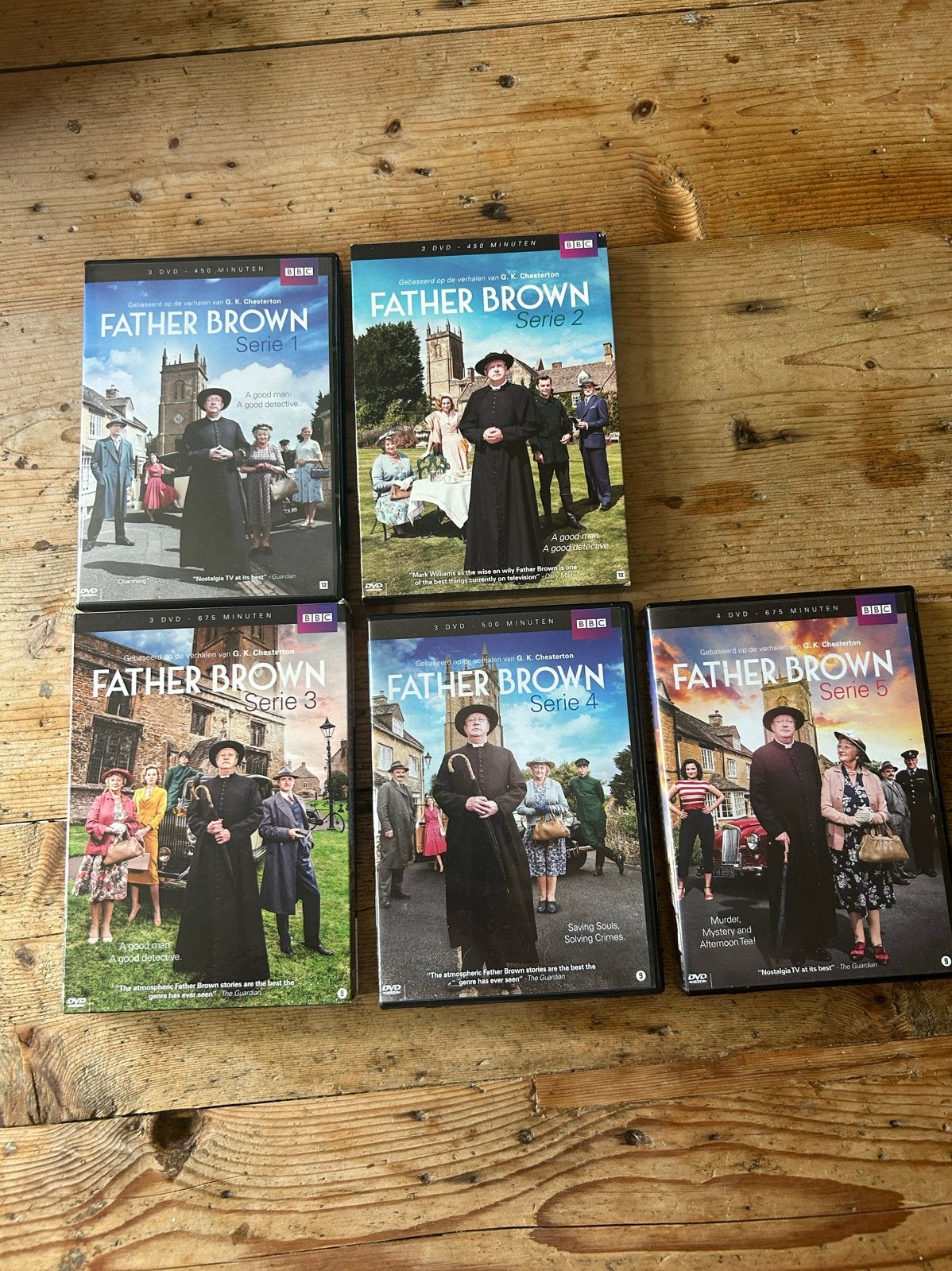 Father Brown DVD Boxset - Seizoen 1 t/m 5, Engels, Seizoen 1, Misdaad, Nederlands