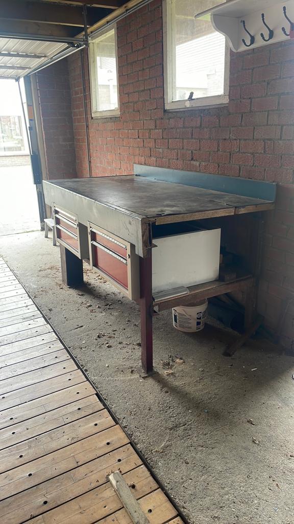 Gratis werkbank, Ophalen, Gebruikt, 120 tot 170 cm