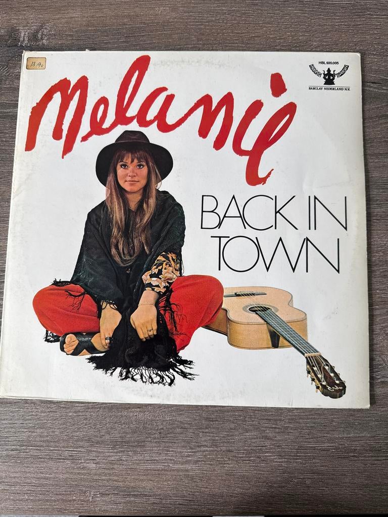 Melanie - Back in Town LP (1970) - Folk Pop Vinyl, Ophalen, Gebruikt, 12 inch