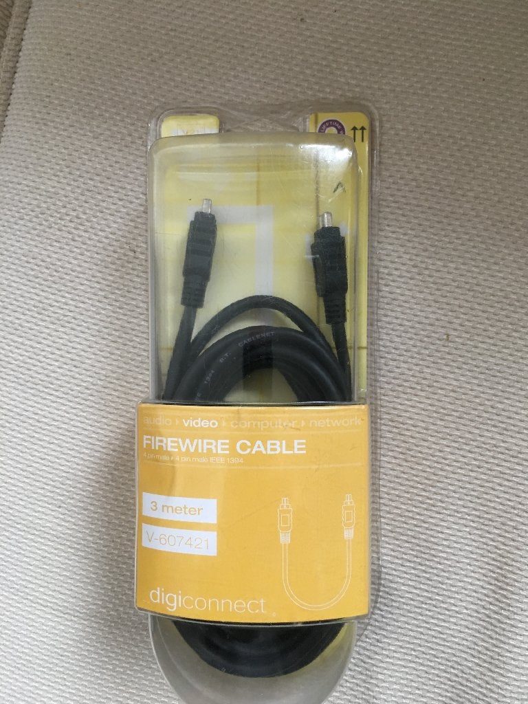 Firewire cable 3meter, Ophalen of Verzenden, Nieuw, 2 tot 5 meter, Overige kabels