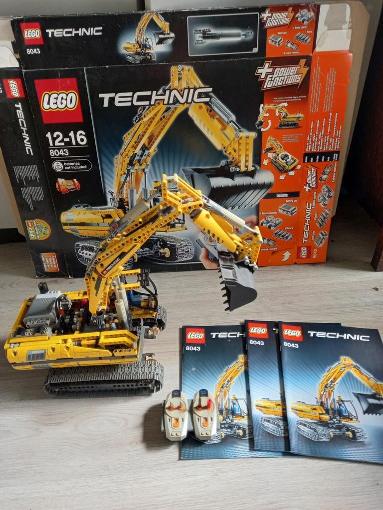 Lego technic kraan  set 8043, Ophalen of Verzenden, Zo goed als nieuw