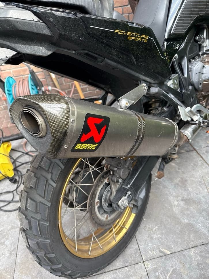 Akrapovic race uitlaat honda crf1100 adv.sports (Pajic R&D), Ophalen of Verzenden, Gebruikt