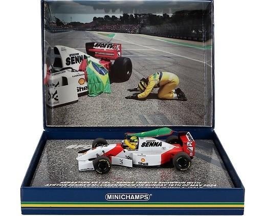 McLaren MP4/8 #8 "Vettel Senna Tribute Imola 2024" 1/43 Mini, Minichamps, Tschuiten@hotmail.com, Duitsland, Auto