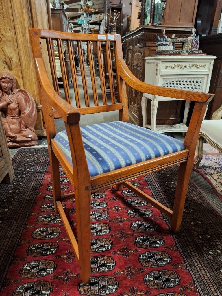 Schuitema armstoel in eik, Huis en Inrichting, Ophalen, Zo goed als nieuw, Stof, Eén
