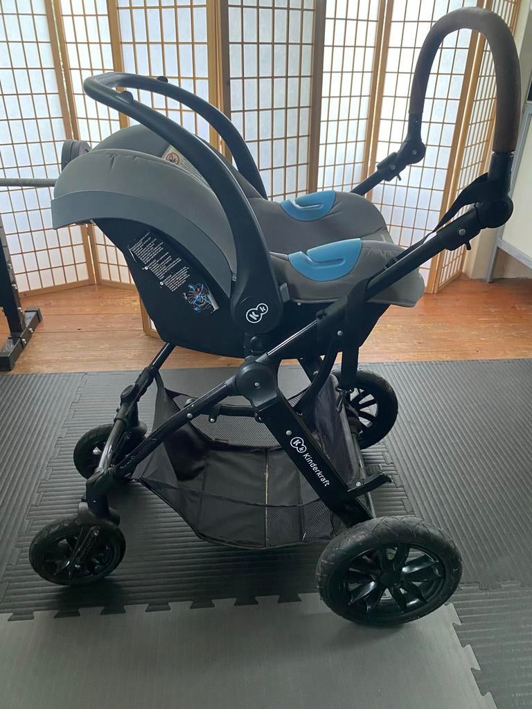 Kinderkraft autostoel met kinderwagen, Zijbescherming, 0 t/m 13 kg, Ophalen, Overige merken