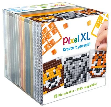 Pixelhobby Create it yourself XL kubusset 24206 wilde dieren, ., Dieren, Nieuw, Ophalen of Verzenden