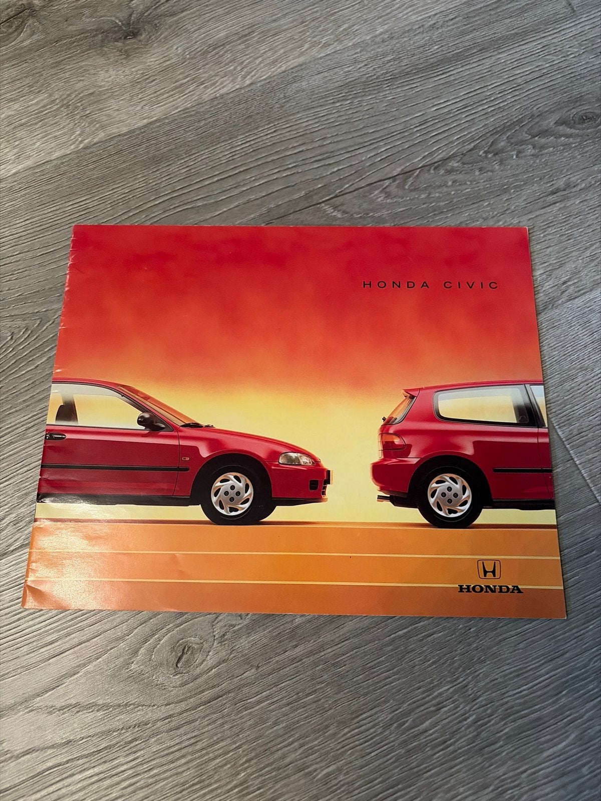 Honda Civic brochure (jaren '90), Ophalen of Verzenden, Gelezen, Honda