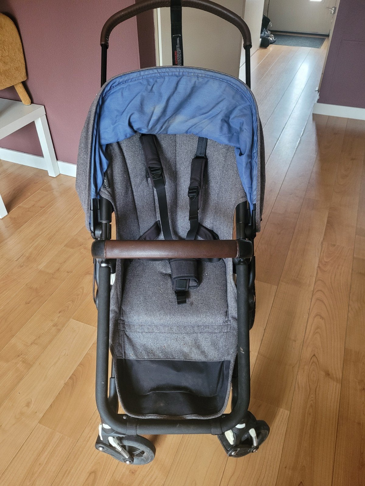 kinderwagen met ligbak - soepel en zonder beschadiging, Gebruikt, Met reiswieg, Ophalen, Kinderwagen