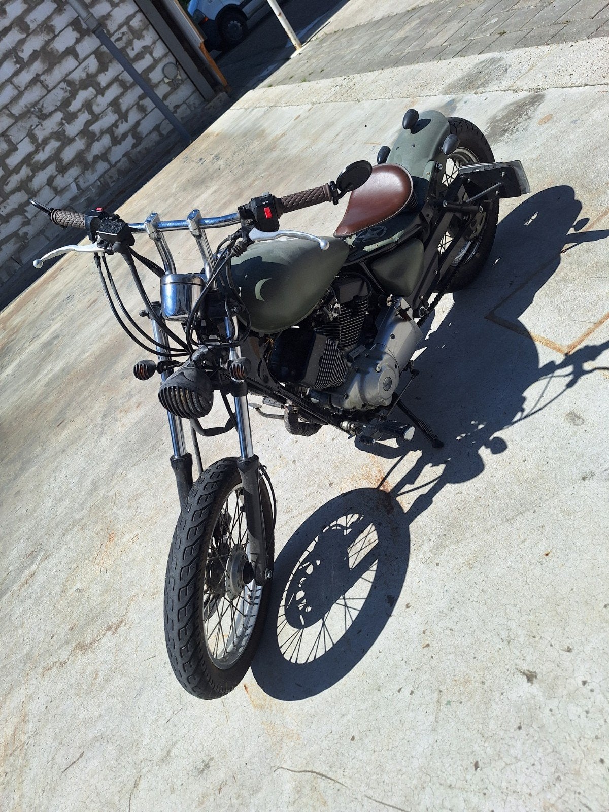 Yamaha XV250 Bobber Custom (1993) – Unieke Eyecatcher, Motoren, 2 cilinders, Chopper, Gebruikt, Particulier