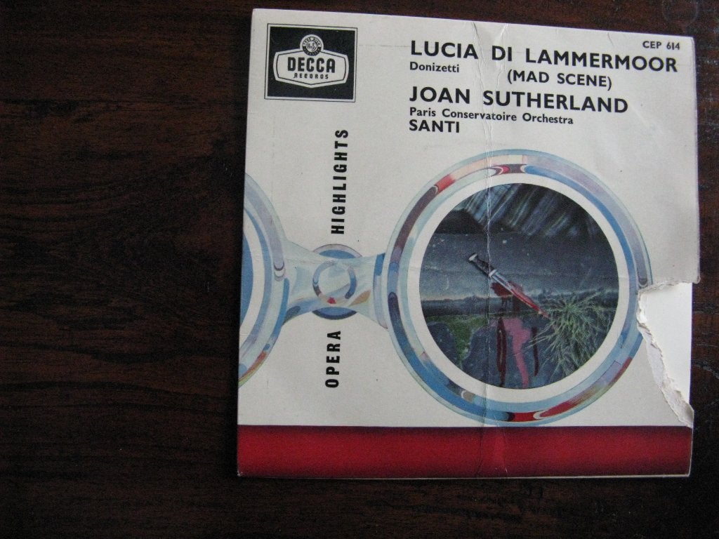 Lucia donizetti kant a: lucia di lammermoor, Ophalen of Verzenden, Zo goed als nieuw, Pop