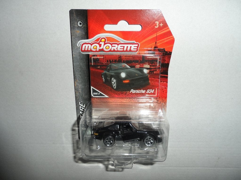 Majorette Vintage serie - Porsche 934 (zwart) 1:64, Ophalen of Verzenden, Nieuw, Auto