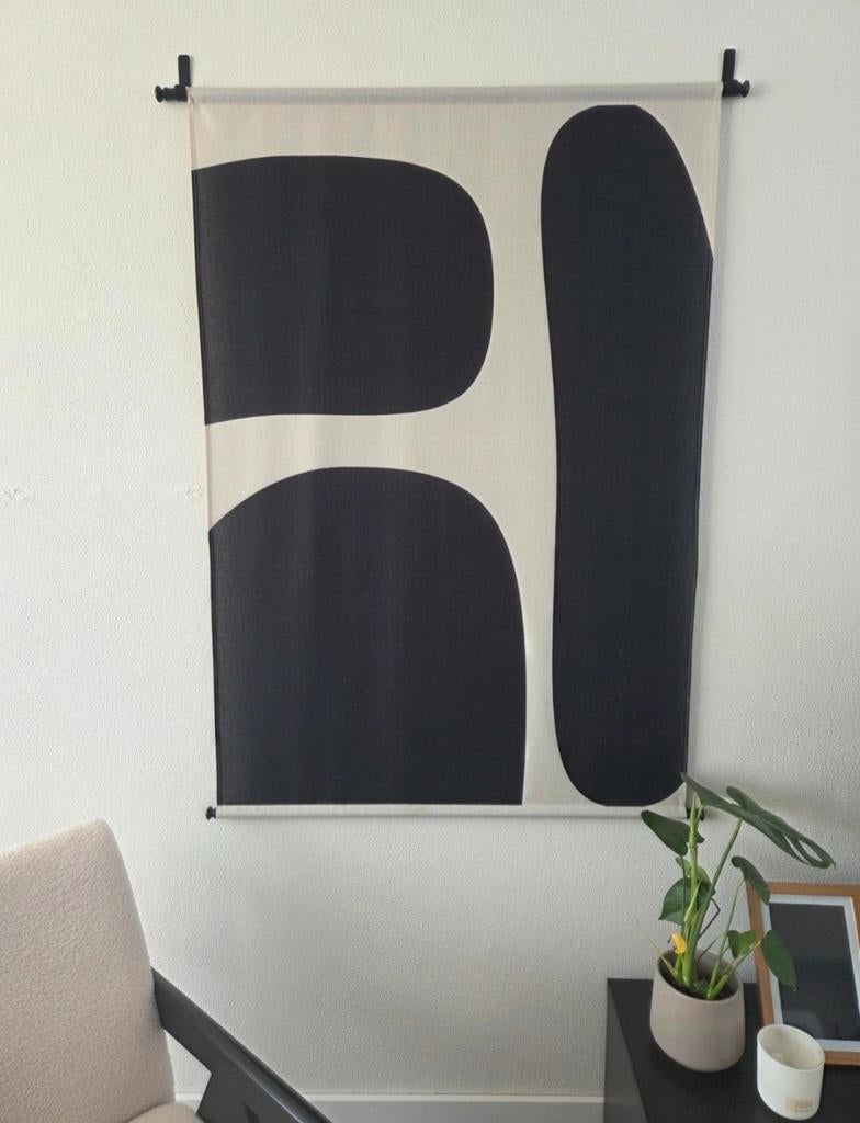 Wandkleed, Beige, Wandhanger, Textiel, Ophalen of Verzenden