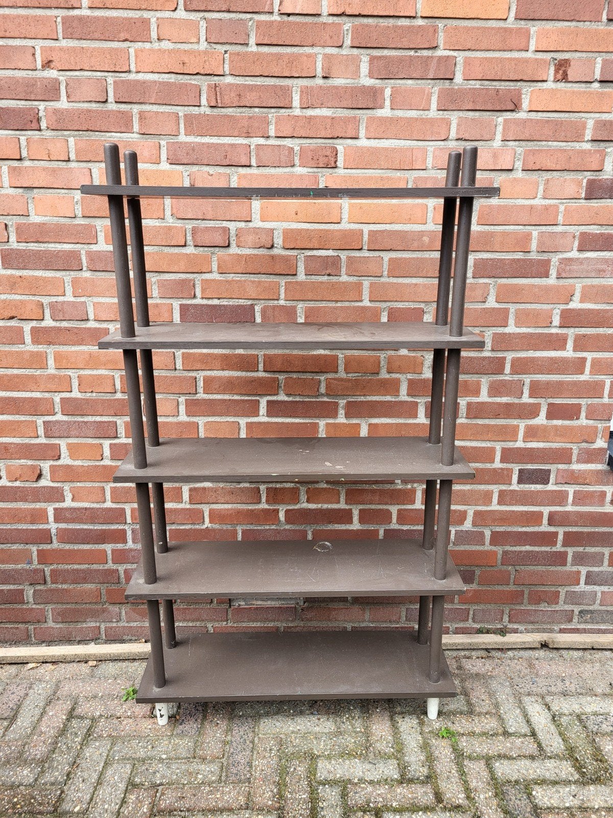 Rek rekje bruin vintage retro 130 x 80 x 24 cm, Huis en Inrichting, Ophalen, Gebruikt