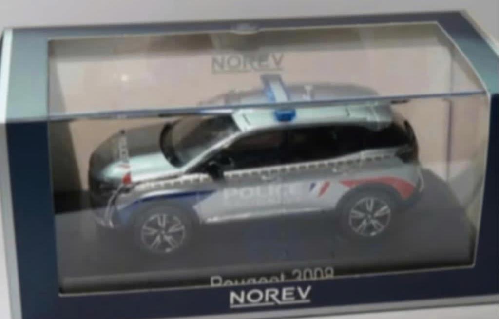Peugeot 3008 2023 Police Nationale 1:43 NOREV Ref. 473947, Verzenden, Nieuw, Auto, Norev