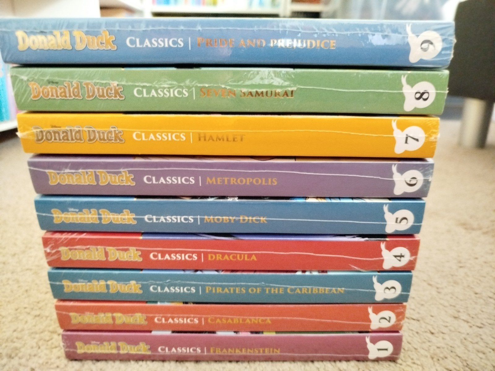 Complete jaargang Donald Duck classic pockets 1 tot 9 *nieuw, Gelezen, Complete serie of reeks, Walt Disney, Europa